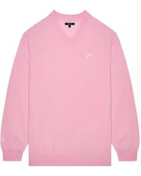 Malbon Golf - X Jesper Parnevik V-Neck Sweater - Lyst