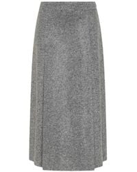 Seventy - Pleated Midi Skirt - Lyst