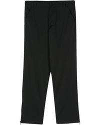 Just Cavalli - Ankle-zips Straight-leg Trousers - Lyst