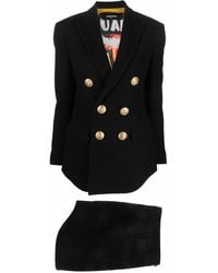 DSquared² - Traje de falda con doble botonadura - Lyst