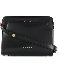 Marni Trunk Reverse Schoudertas - Zwart