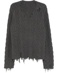 CROQUIS - Pullover Im Distressed-Look - Lyst