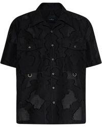 John Richmond - Abstract-Pattern Shirt - Lyst