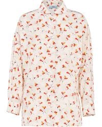 Prada - Camisa con estampado floral - Lyst
