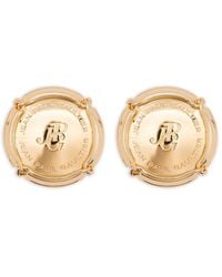 Jean Paul Gaultier - Oorbellen Met Gegraveerd Logo - Lyst