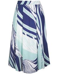 Antonelli - Printed Midi Skirt - Lyst