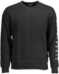 Napapijri - Graphic-Print Crew-Neck Sweater - Lyst
