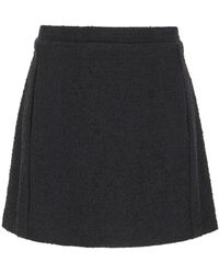 Pinko - Cotton-Blend Mini Skirt - Lyst