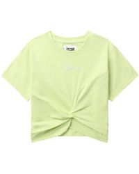 Izzue - T-Shirt mit Knotendetail - Lyst