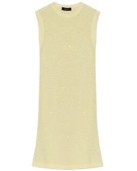 Fabiana Filippi - Embellished Sleeveless Mini Dress - Lyst