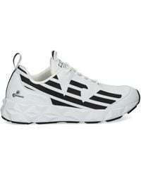 EA7 - Logo-Print Sneakers - Lyst