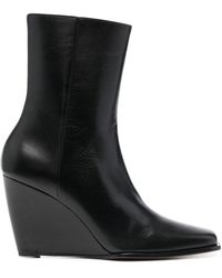 Wandler - Square-toe 90mm Ankle Boots - Lyst