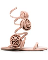 Le Silla - Rose Flat Sandals - Lyst
