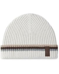 Paul & Shark - Ribbed Beanie Hat - Lyst