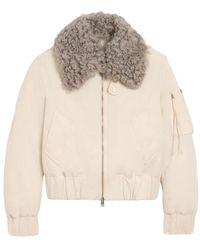 Ami Paris - Padded Bomber Jacket - Lyst