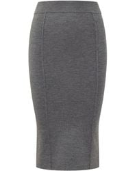 Pinko - Degustazione Wool-Blend Midi Skir And Fitted - Lyst