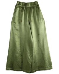 MUTEDANCE - Silk Trousers - Lyst