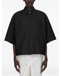 Rick Owens - Pocketed Short-Sleeves Shirt - Lyst