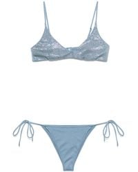 Mc2 Saint Barth - Rhinestone-Embellished Bikini - Lyst