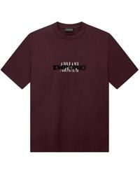 Emporio Armani - Logo-Print Crew-Neck T-Shirt - Lyst