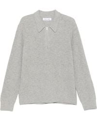 Samsøe & Samsøe - Polo En Maille Côtelée À Col Zippé - Lyst