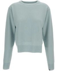 Extreme Cashmere - Crew-Neck Ribbed-Trim Sweater - Lyst