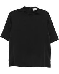 Lisa Yang - High-Neck Short-Sleeve T-Shirt - Lyst