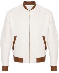 CASABLANCA - Veste Bomber À Logo En Jacquard - Lyst