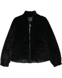 Simonetta Ravizza - Zip-Front Balloon-Sleeves Jacket - Lyst