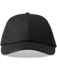Burberry - Embroidered Cotton Baseball Cap - Lyst