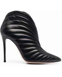 Gianvito Rossi Synthetik 105mm Hohe Stiefel Aus Lycra Und Pvc hiroko in Schwarz Damen Schuhe Stiefel Stiefel mit Hohen Absätzen 