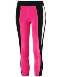 PUMA - Own It 3/4 Tight Colour-Block Leggings - Lyst