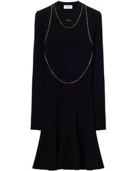 PUCCI - Robe Courte À Plaque Logo - Lyst