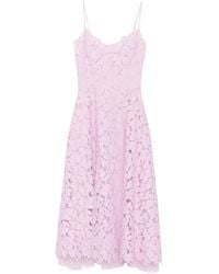 Jonathan Simkhai - Floral-Lace Midi Dress - Lyst