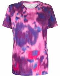 Isabel Marant - Tie-dye Print Short-sleeve T-shirt - Lyst