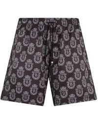 Billionaire - Alll-Over Logo Swim Shorts - Lyst