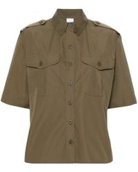 Aspesi - Button-up Cotton Shirt - Lyst