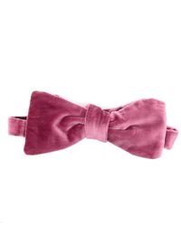 Paul Smith - Adjustable Velvet Bow Tie - Lyst
