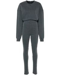 Acne Studios - Long-Sleeve Cotton Jumpsuit - Lyst