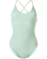 Duskii - Margot Ribbed Swimsuit - Lyst