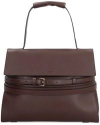 Moschino - Belted Top-Handle Tote Bag - Lyst