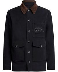 Etro - Pegasus Jacket With Applique - Lyst