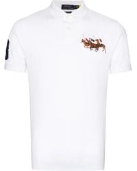 Polo Ralph Lauren - Poloshirt Met Borduurwerk - Lyst