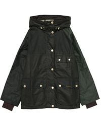 Barbour - Chaqueta de algodón con capucha - Lyst