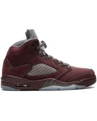 Nike - Air 5 "Burgundy" High-Top Sneakers - Lyst
