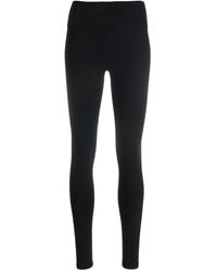 Sporty & Rich - Logo-print Elasticated-waistband leggings - Lyst