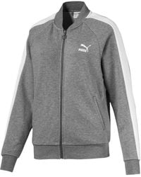 PUMA - Zip-Up Long-Sleeve Sweatshirt - Lyst