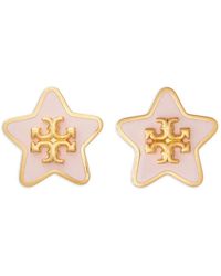 Tory Burch - Forget Me Not Enamel Stud Earrings - Lyst