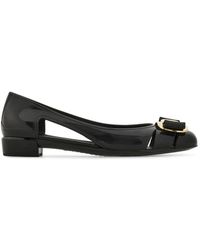 Ferragamo - Nara Cut-Out Ballet Flats - Lyst