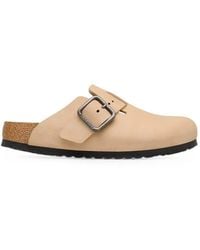 Birkenstock - Buckle-Fastening Leather Mules - Lyst